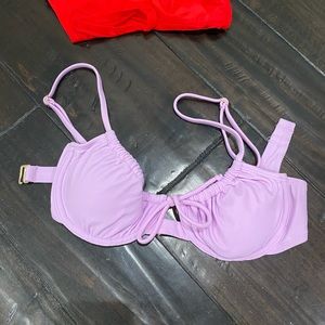 Target lilac bikini top
